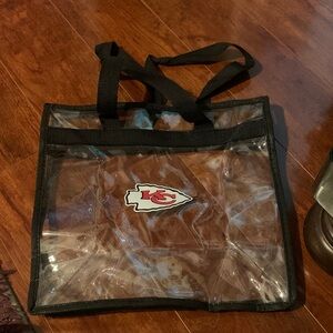 Clear Kansas City Chiefs Tote Bag